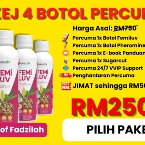 PAKEJ 4 PERCUMA 1 - Femiluv™